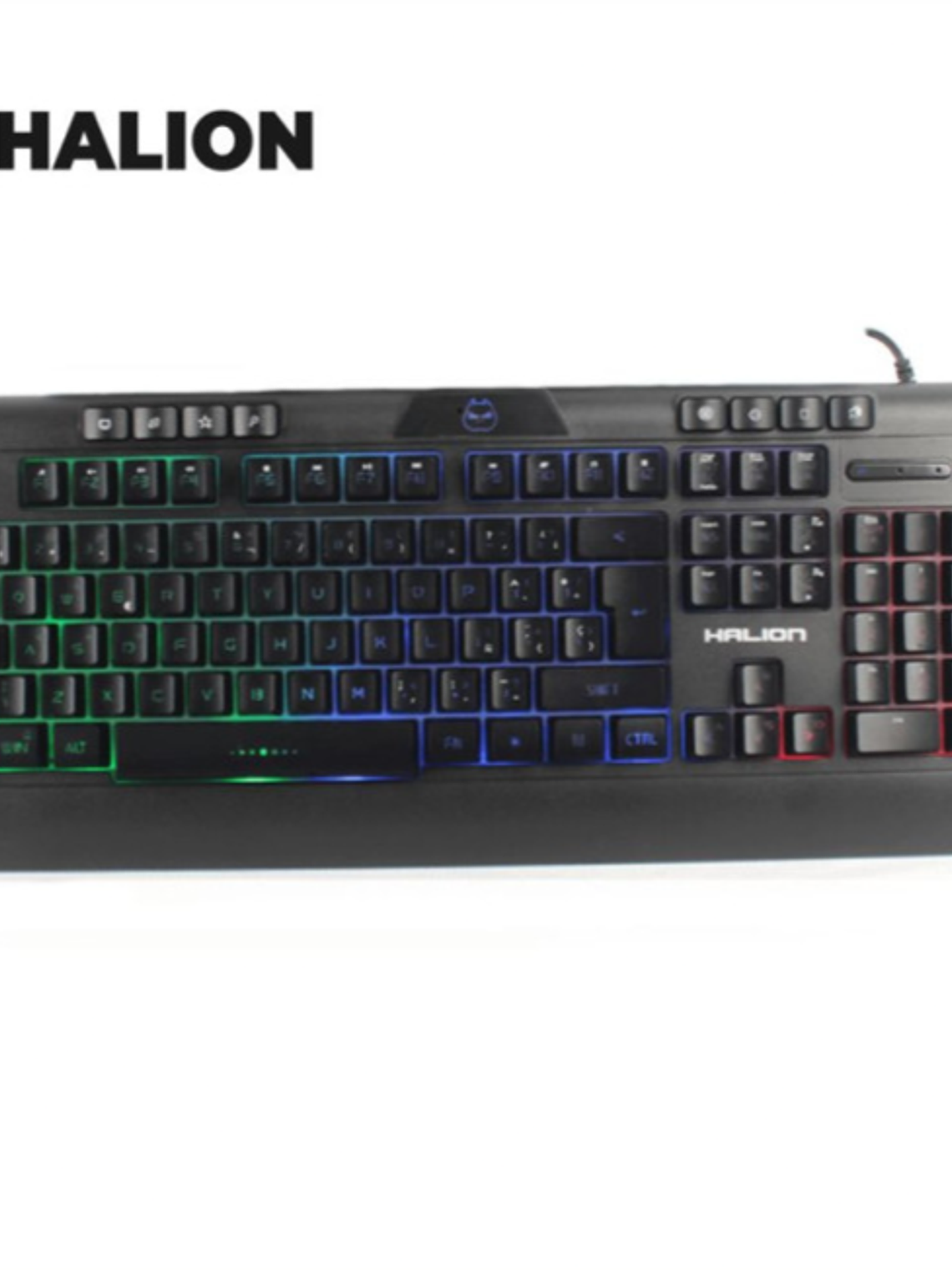 Teclado Gamer HALION Optimus HA‑K807 Rainbow 1