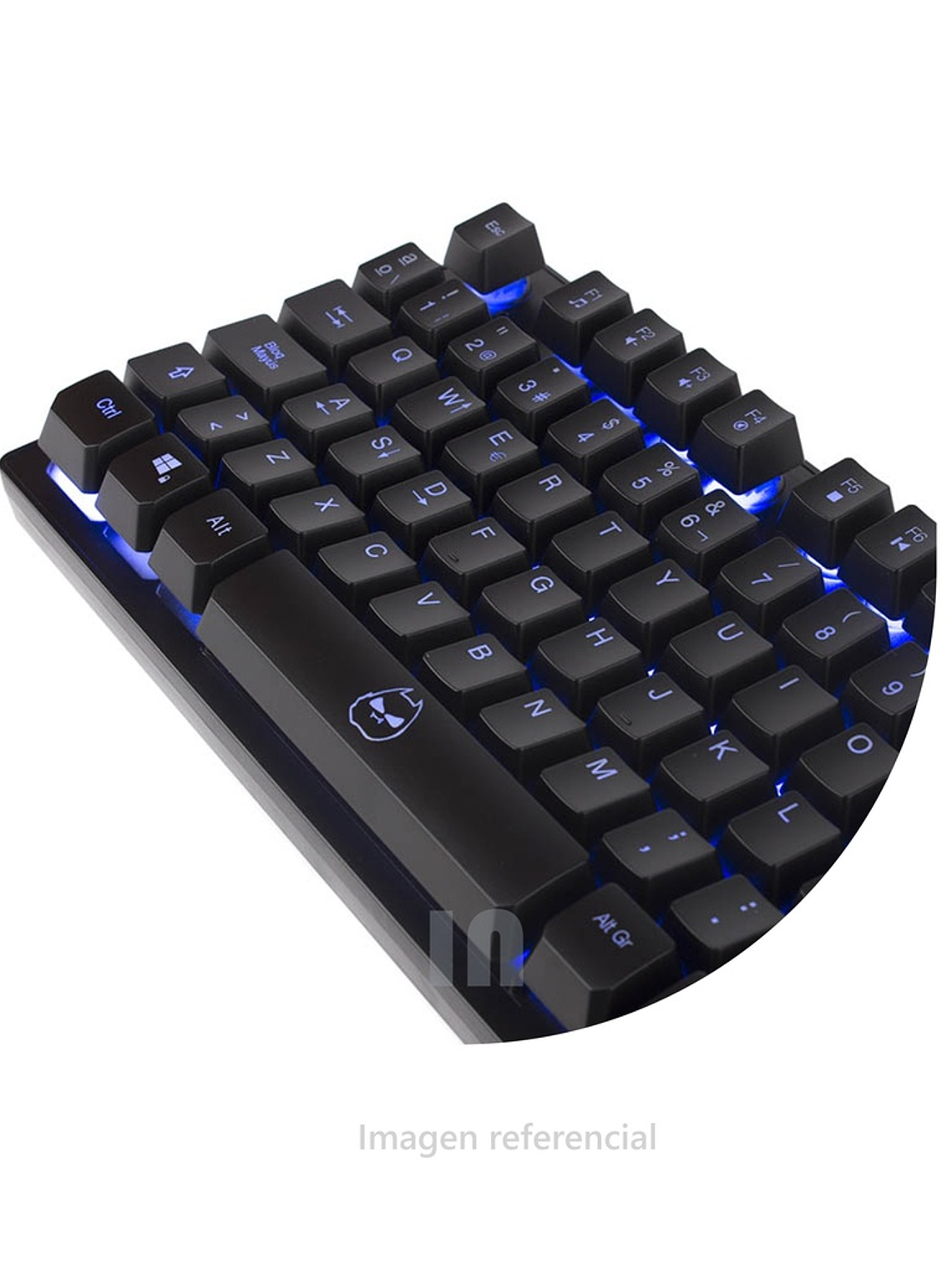 TECLADO HALION HA-K616 RIPPER GAMING RGB - ANTI-GHOSTING 19 TECLAS - CABLE USB 2.0 1.8M - RESISTENTE AL AGUA 3