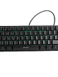 TECLADO GAMER HALION STRATOS HA-K617 RGB - 12 MODOS DE ILUMINACIÓN - ANTI-GHOSTING 19 TECLAS - WATERPROOF - Miniatura 1