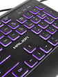 TECLADO GAMER HALION TOMCAT HA-K932 LED TRICOLOR - TECLAS CHOCOLATE - WATERPROOF - USB 1.5M - Miniatura 3