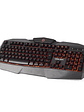 TECLADO GAMER HALION ULTRON HA-K635 LED TRICOLOR - TECLAS ALTAS - WATERPROOF - MULTIMEDIA - Miniatura 2