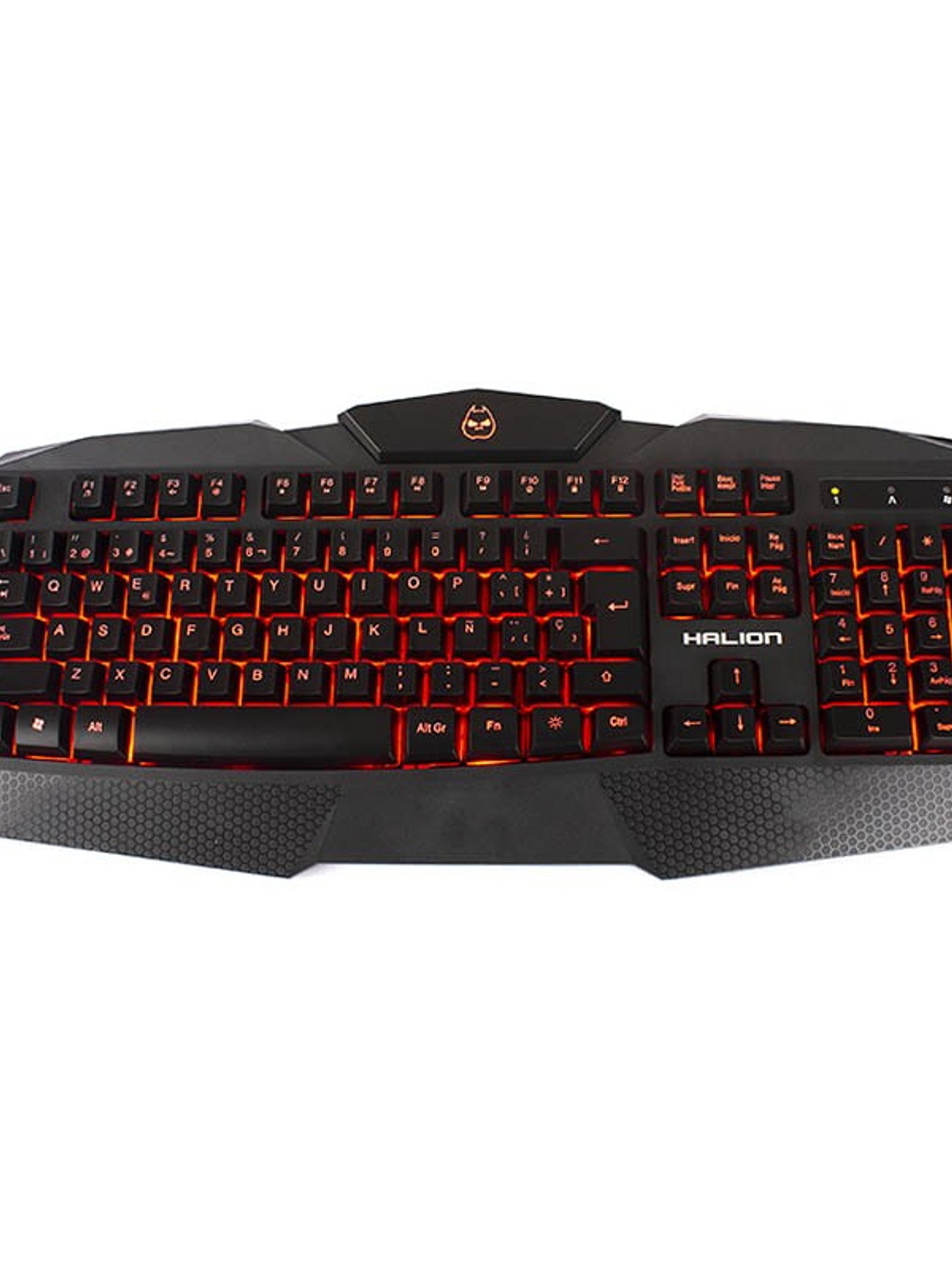 TECLADO GAMER HALION ULTRON HA-K635 LED TRICOLOR - TECLAS ALTAS - WATERPROOF - MULTIMEDIA 1