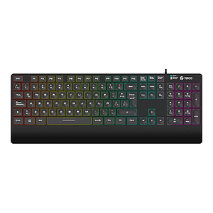 TECLADO GAMER TEROS TE-4141N SLIM RETROILUMINADO RGB - 105 TECLAS - USB ESPAÑOL - DISEÑO DELGADO