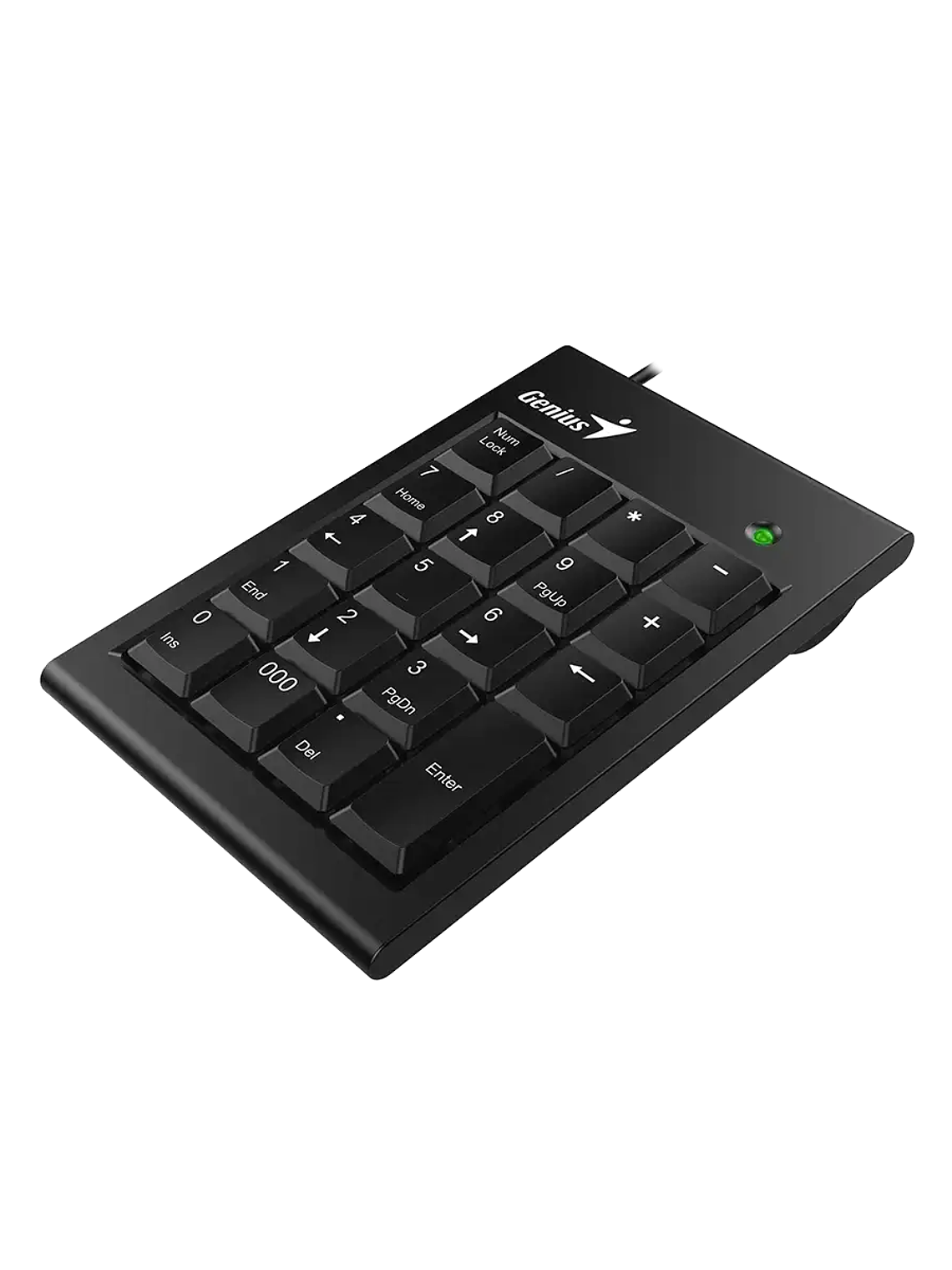 TECLADO NUMÉRICO GENIUS NUMPAD 100 USB - TECLA 000 - NUMLOCK - DISEÑO ERGONÓMICO COMPACTO 3
