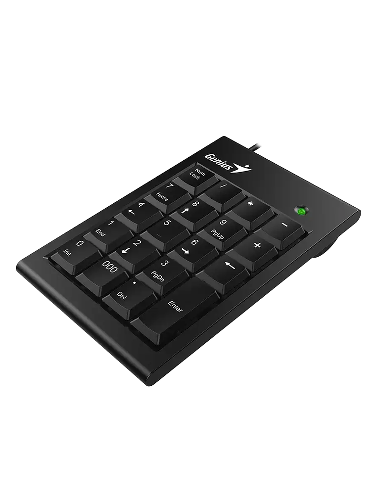 TECLADO NUMÉRICO GENIUS NUMPAD 100 USB - TECLA 000 - NUMLOCK - DISEÑO ERGONÓMICO COMPACTO 3