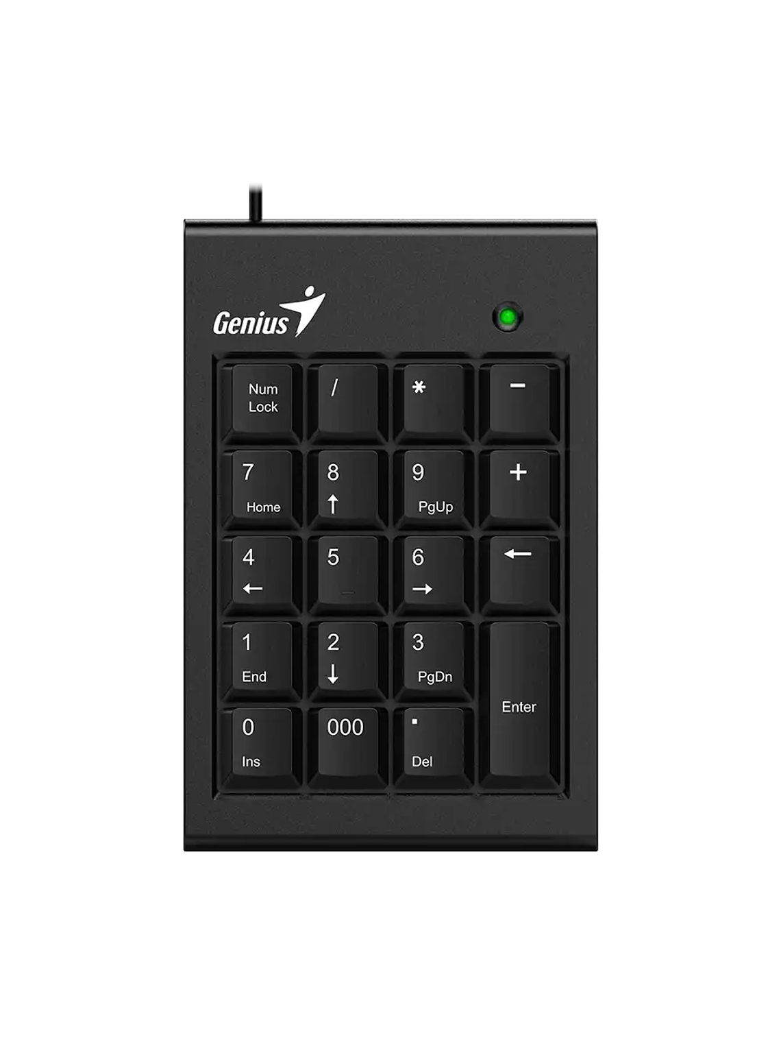 TECLADO NUMÉRICO GENIUS NUMPAD 100 USB - TECLA 000 - NUMLOCK - DISEÑO ERGONÓMICO COMPACTO 1
