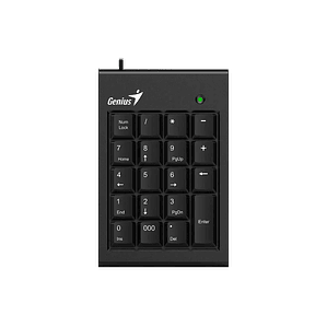 TECLADO NUMÉRICO GENIUS NUMPAD 100 USB - TECLA 000 - NUMLOCK - DISEÑO ERGONÓMICO COMPACTO
