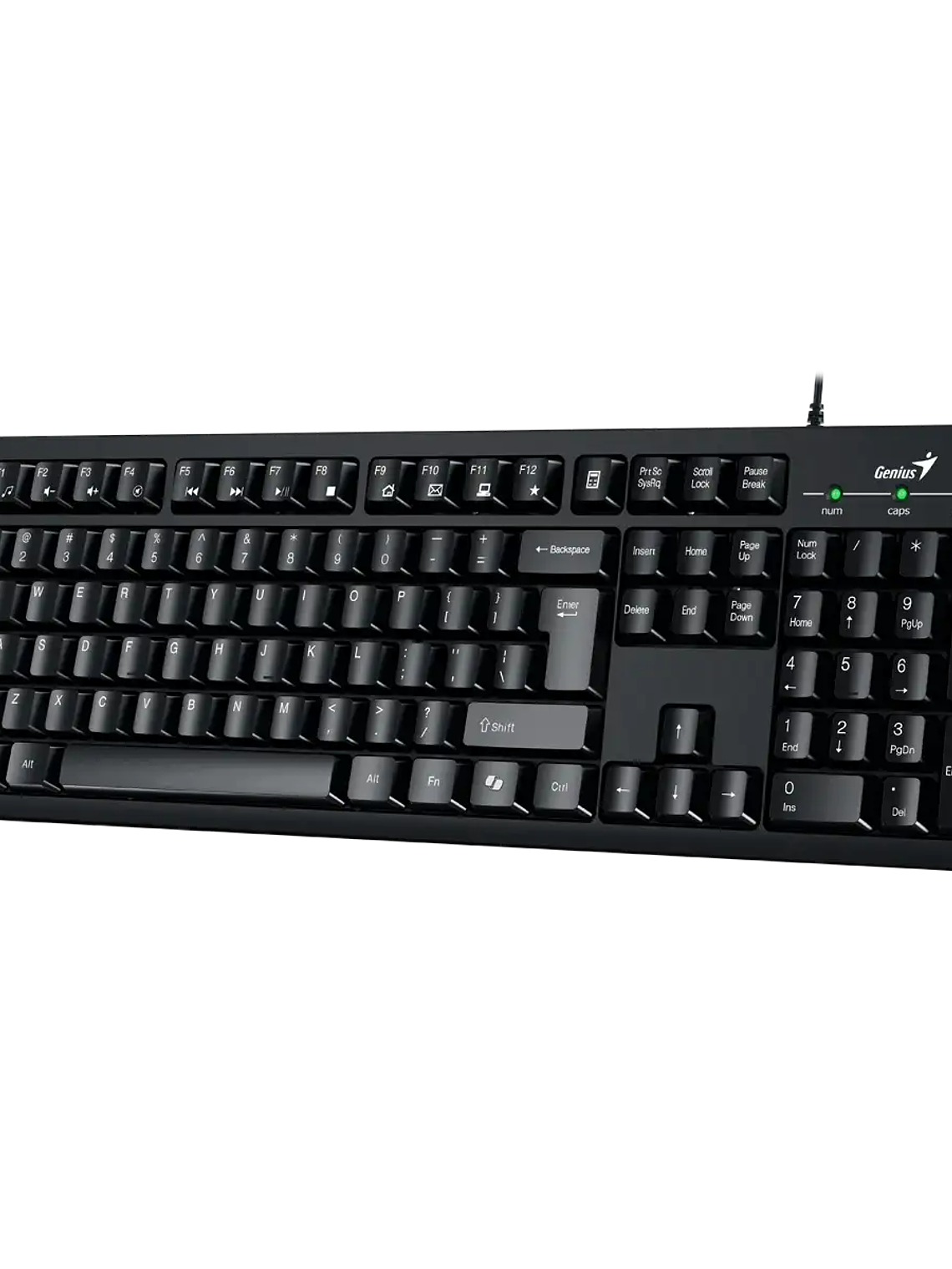 Teclado USB Smart KB-100 Clásico con Tecla AI Copilot y Diseño Resistente a Derrames 2