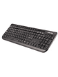 Teclado USB Multimedia Halion HA-K613 Office Negro Resistente al Agua - Miniatura 2