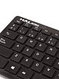 Teclado Mini USB Halion HA-K126 Office Negro de 78 Teclas para Windows - Miniatura 3