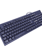 Teclado USB Standard Halion HA-K390 Office Negro de 105 Teclas para Windows - Miniatura 3