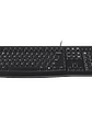 Teclado Logitech K120 con Cable USB – Teclado Profesional Resistente y Confiable para Oficina y Hogar - Miniatura 2