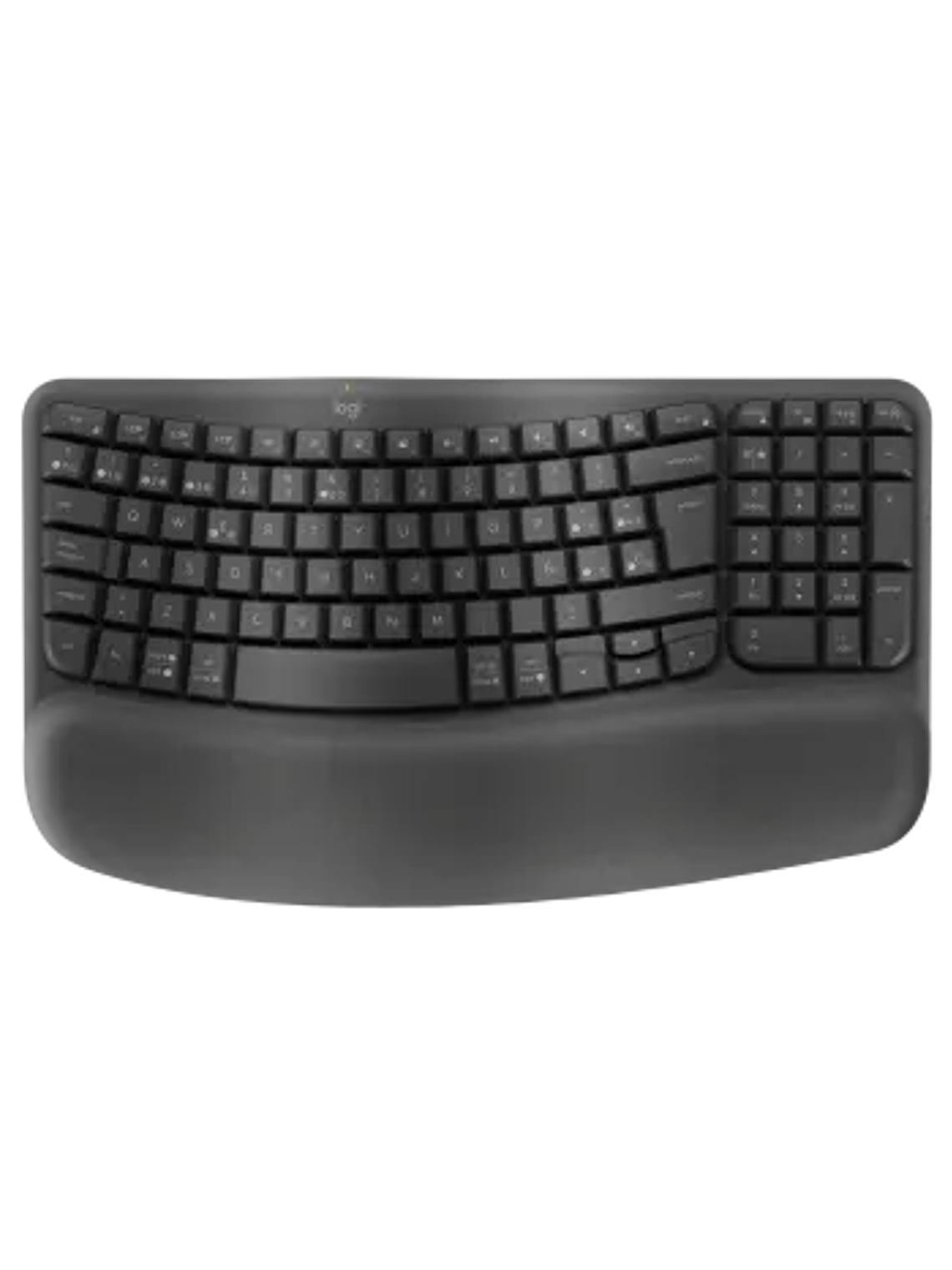 Teclado Ergonómico Inalámbrico Logitech Wave Keys for Business con Reposa manos  1