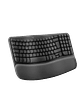 Teclado Ergonómico Inalámbrico Logitech Wave Keys for Business con Reposa manos  - Miniatura 2