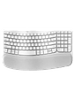 Teclado Ergonómico Inalámbrico Logitech Wave Keys for Business con Reposa manos  - Miniatura 5