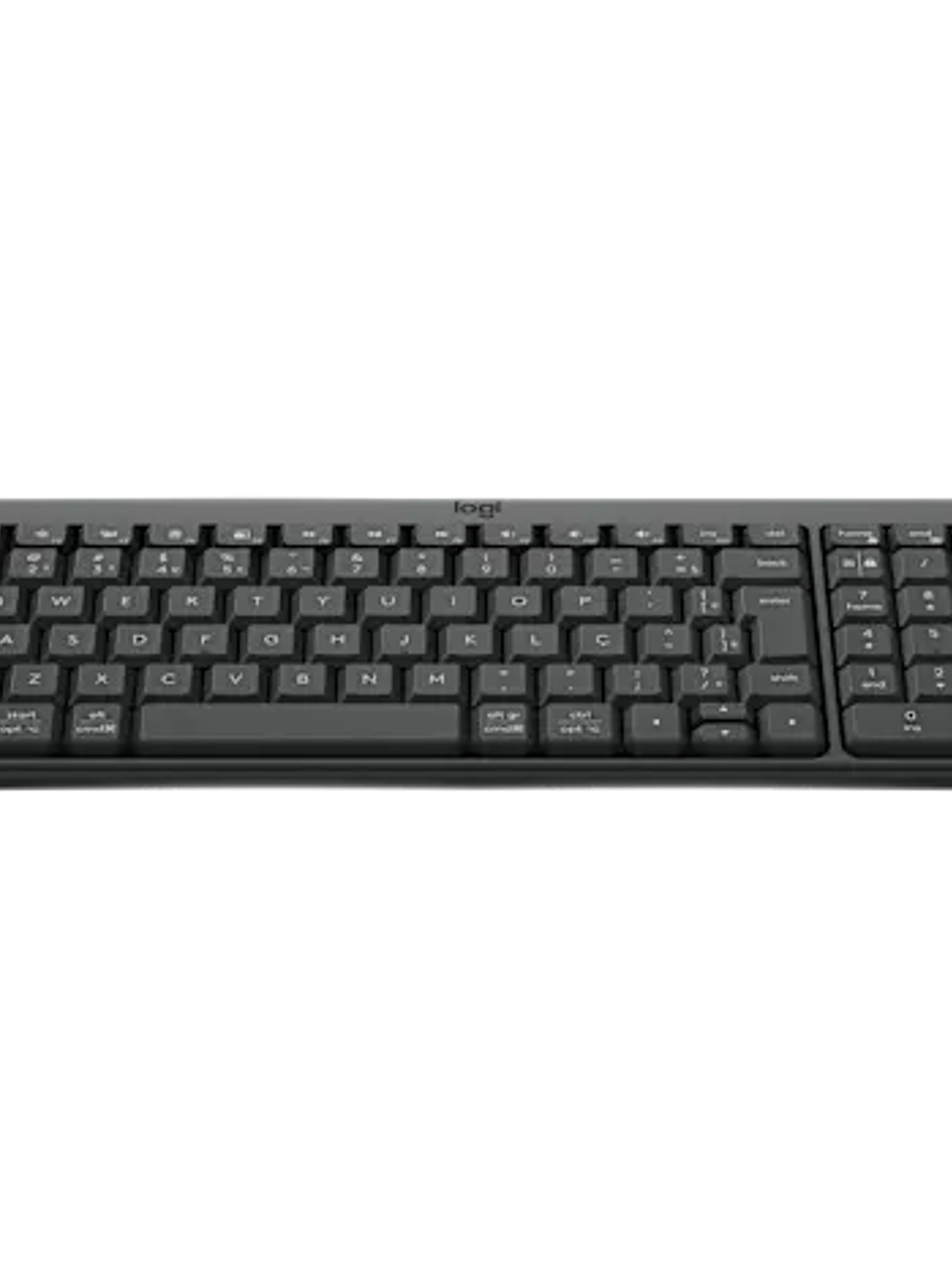 Teclado Inalámbrico Bluetooth Logitech K250 Compact con Teclado Numérico y Diseño Sostenible 2