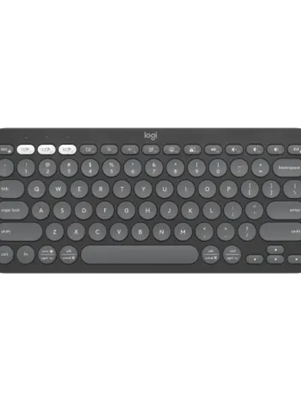 Teclado Inalámbrico Bluetooth Logitech Pebble Keys 2 K380s Slim Multidispositivo y Personalizable 1