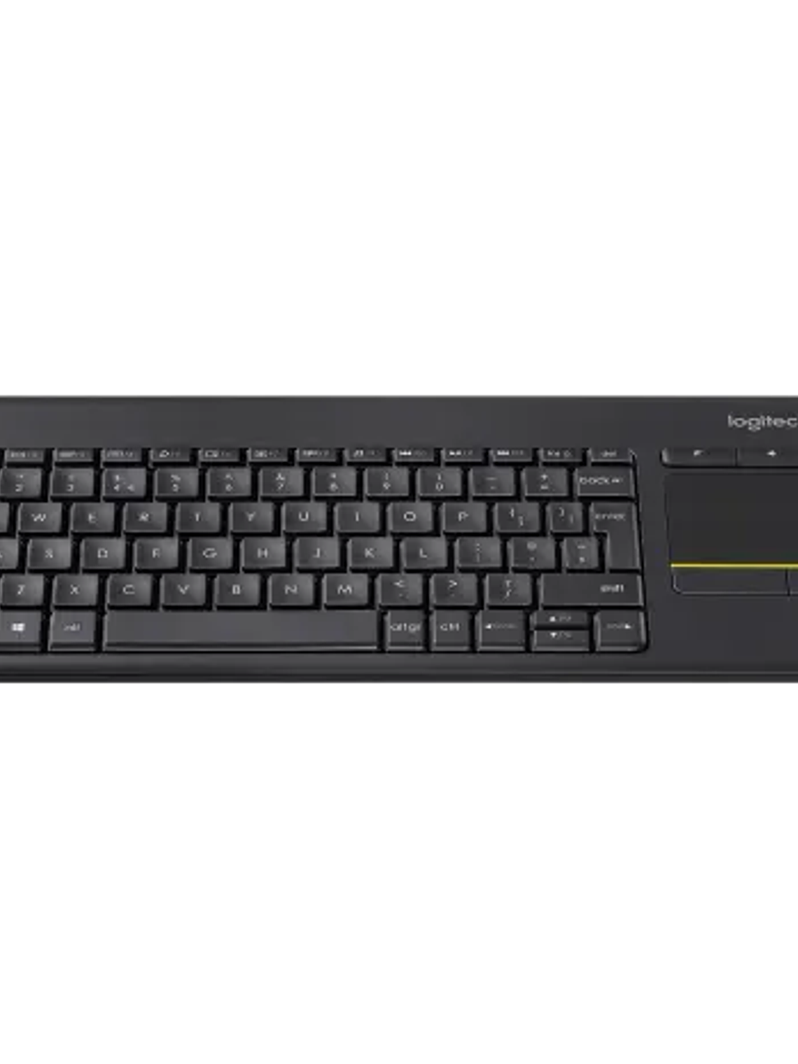 Teclado Inalámbrico Logitech K400 Plus con Touchpad Integrado y Controles Multimedia para PC y TV 2