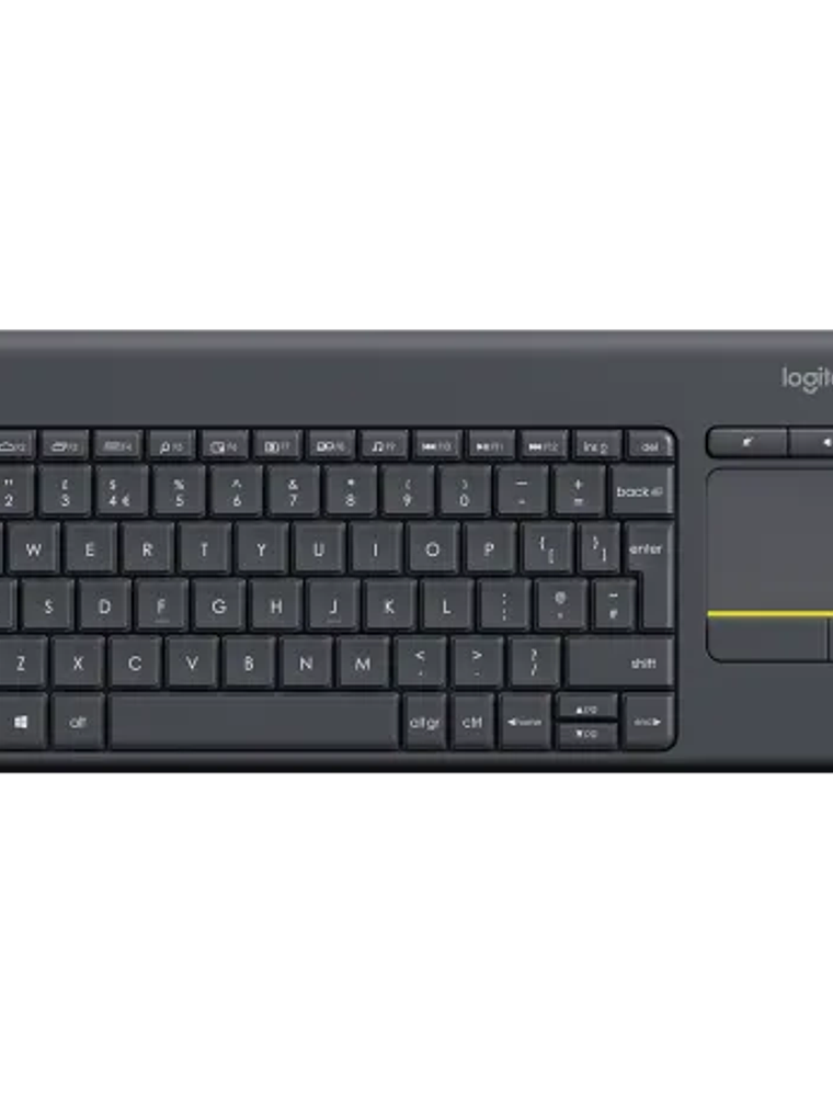 Teclado Inalámbrico Logitech K400 Plus con Touchpad Integrado y Controles Multimedia para PC y TV 1