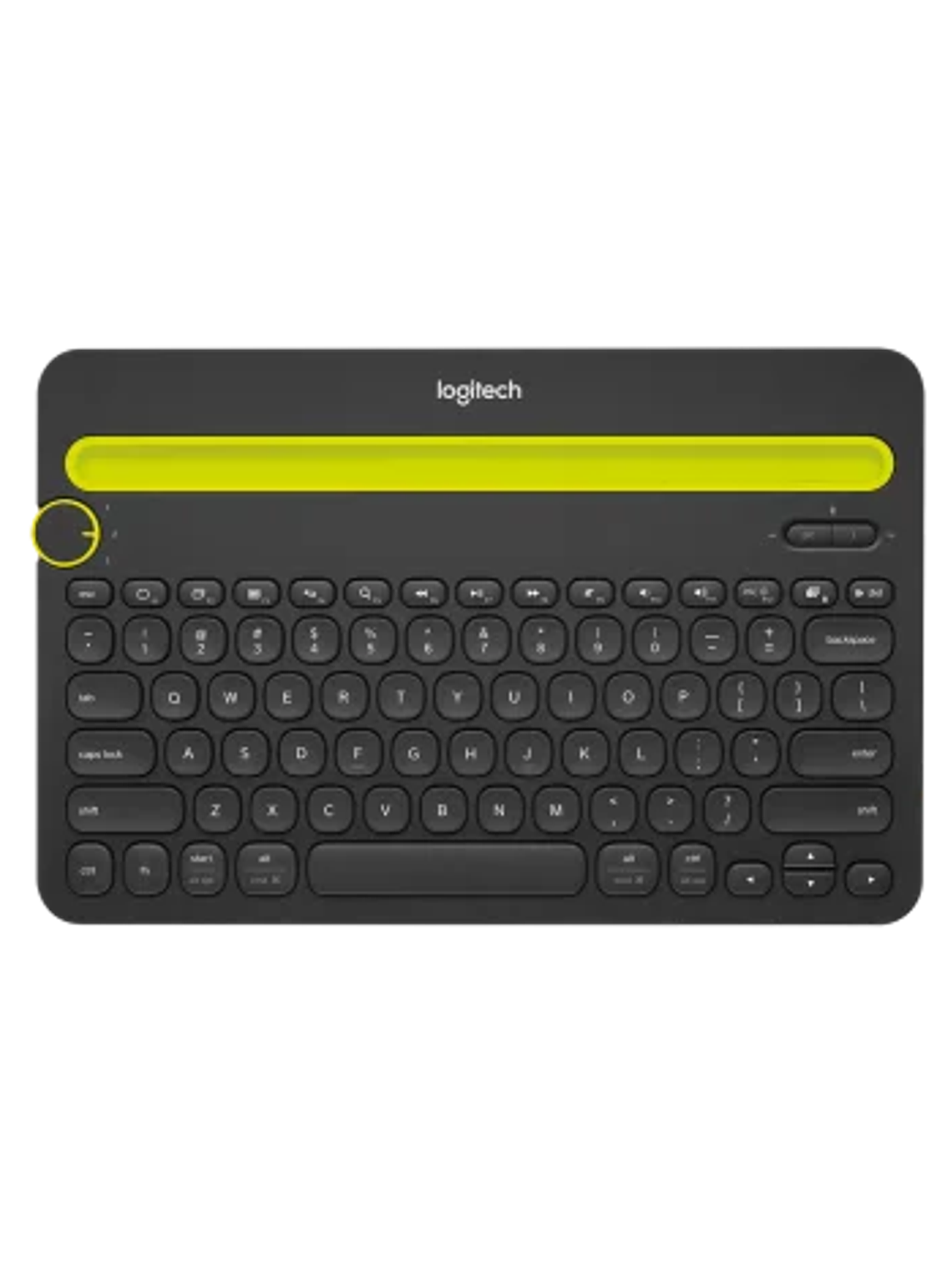 Teclado Multidispositivo Bluetooth Logitech K480 para PC, Tablet y Smartphone con Dial de Cambio de Dispositivo 1