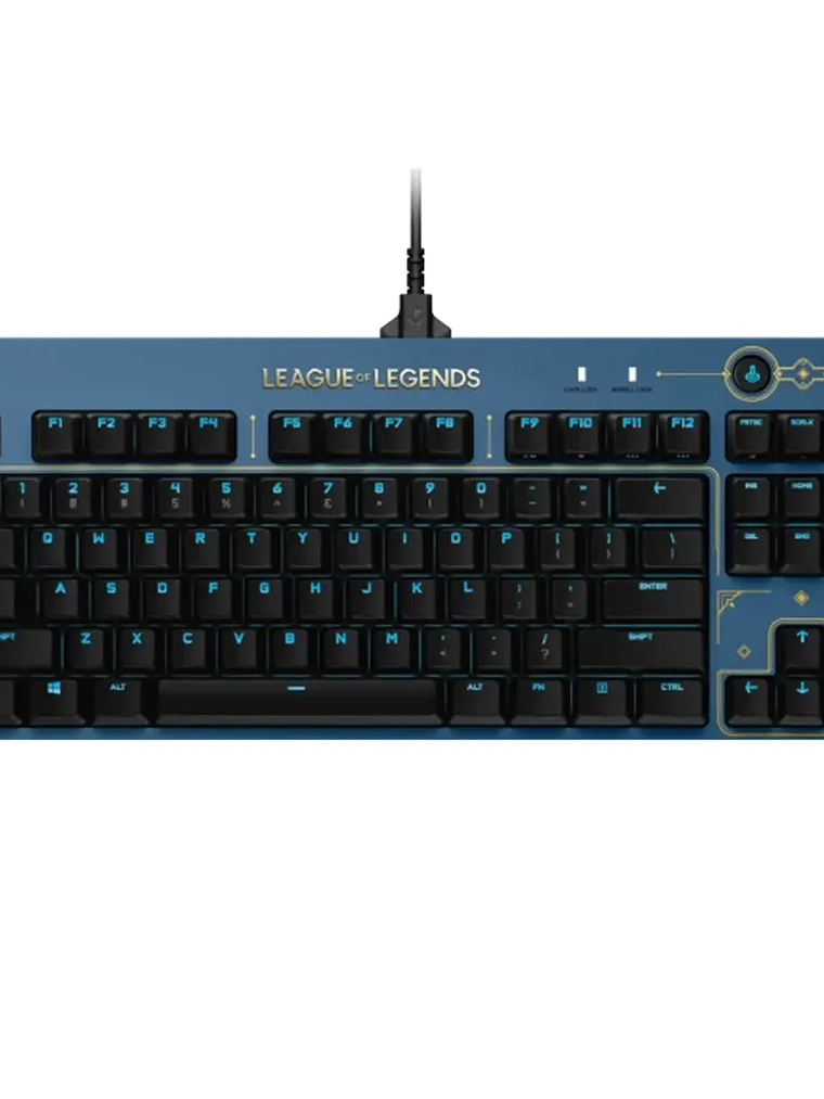 Teclado Gamer Mecánico Logitech G Pro League of Legends Edition GX Brown Táctil RGB 1