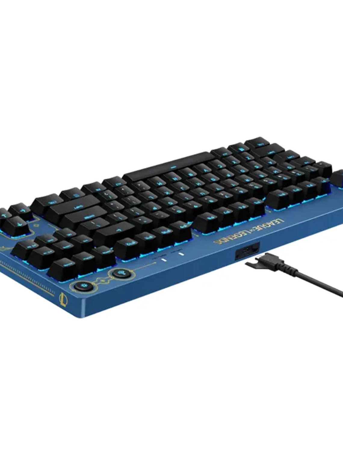 Teclado Gamer Mecánico Logitech G Pro League of Legends Edition GX Brown Táctil RGB 4