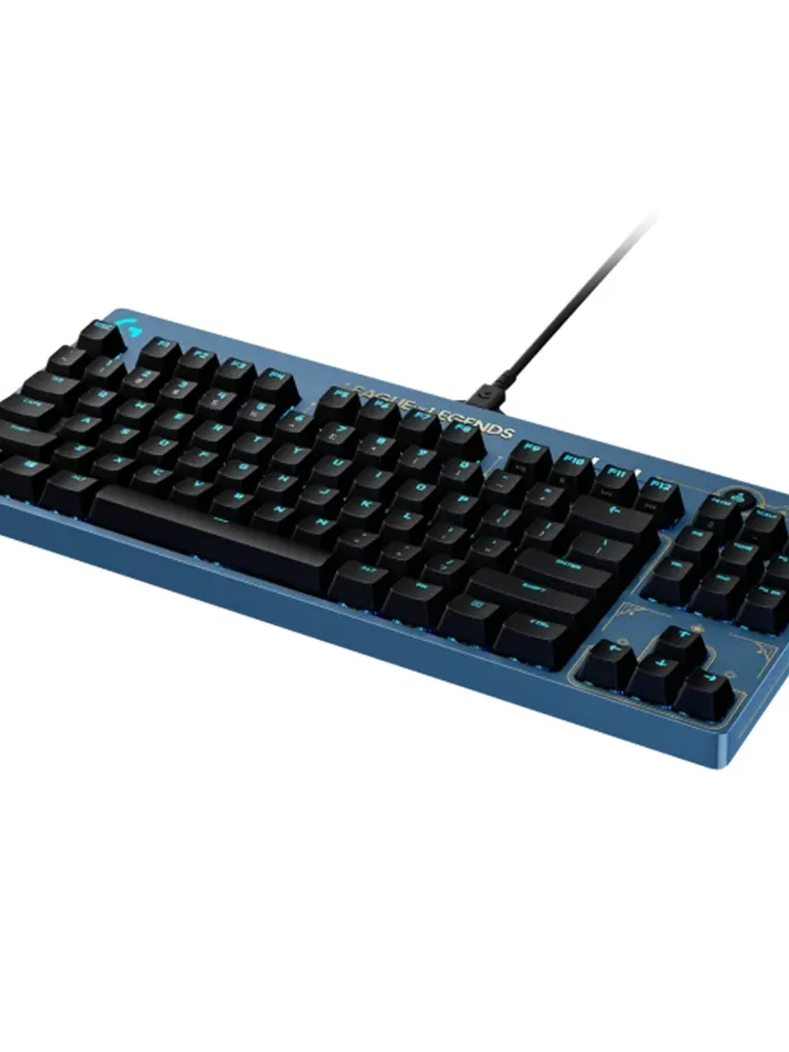 Teclado Gamer Mecánico Logitech G Pro League of Legends Edition GX Brown Táctil RGB 3