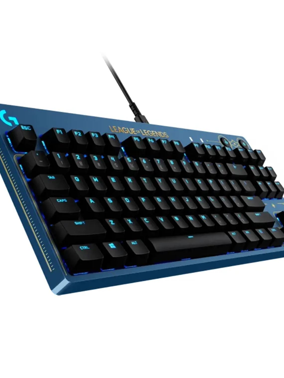 Teclado Gamer Mecánico Logitech G Pro League of Legends Edition GX Brown Táctil RGB 2