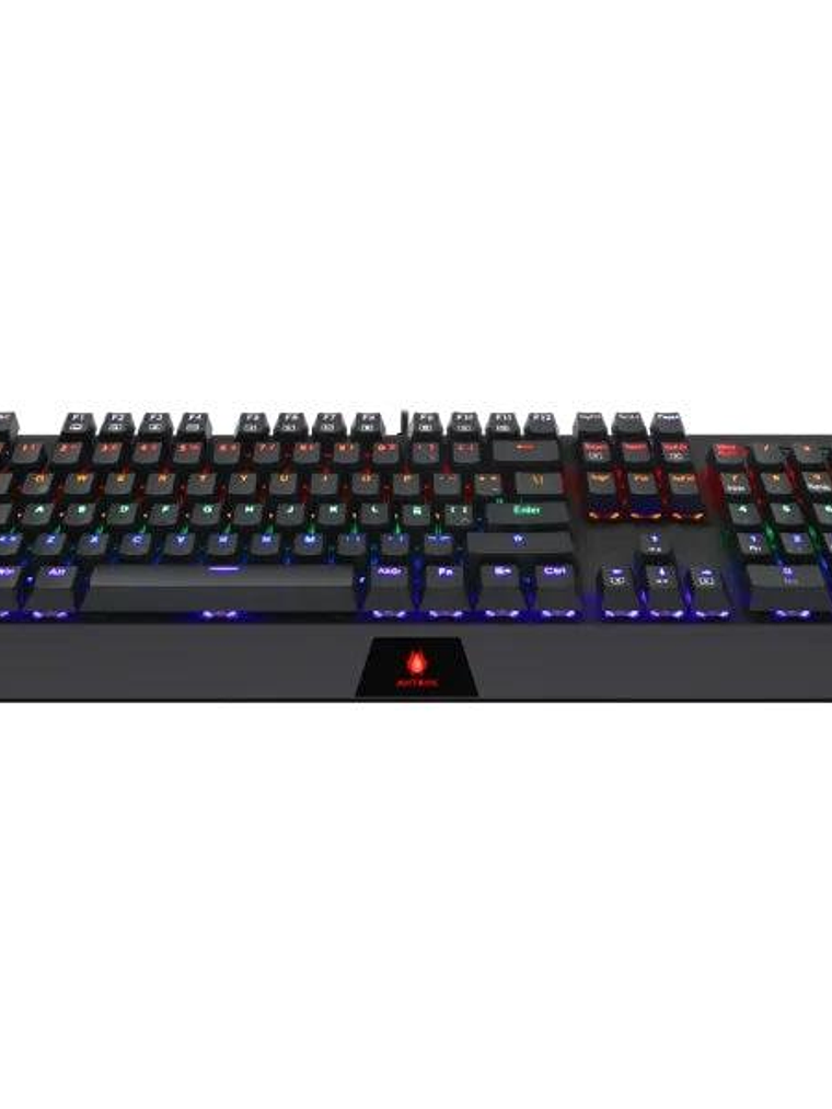 Teclado Mecánico Antryx Chrome Storm MK730 con Iluminación RGB Rainbow y Switch Outemu 2