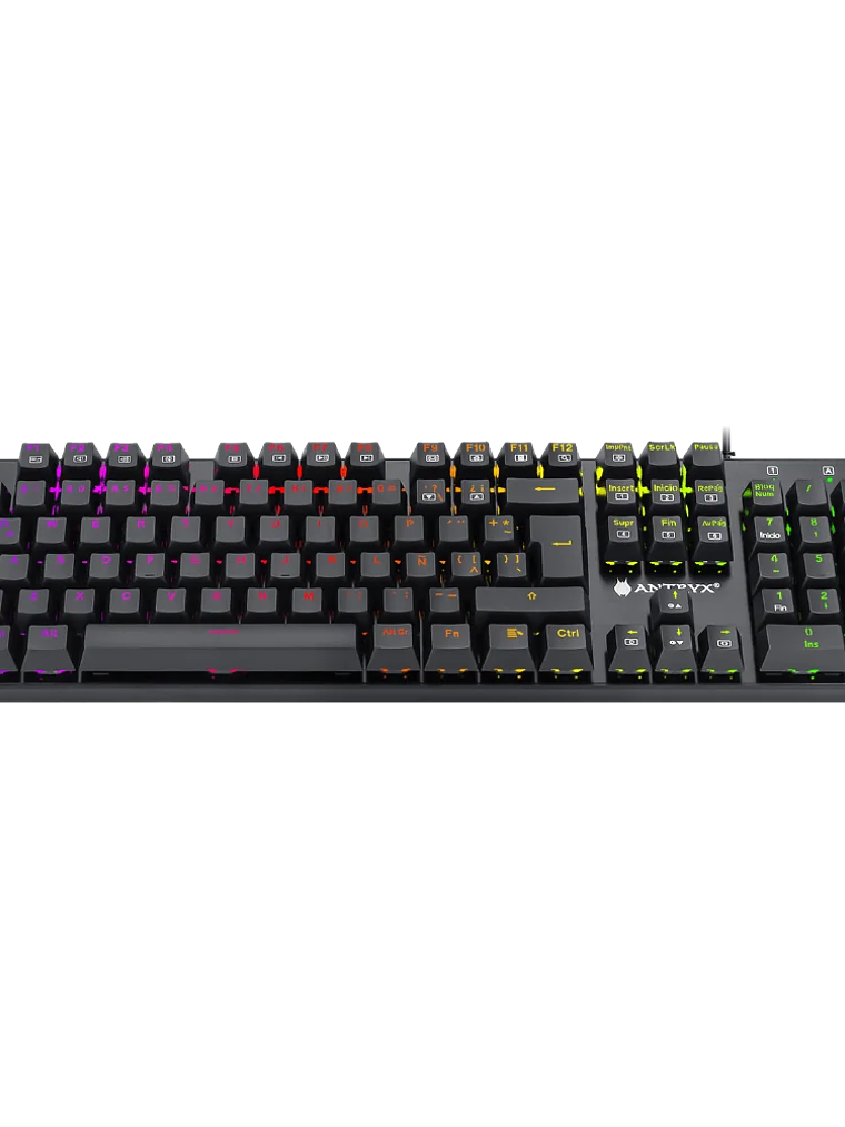 Teclado Mecánico Gamer MK-850 Outemu RGB 105 Teclas Antighosting USB | ANTRYX 2