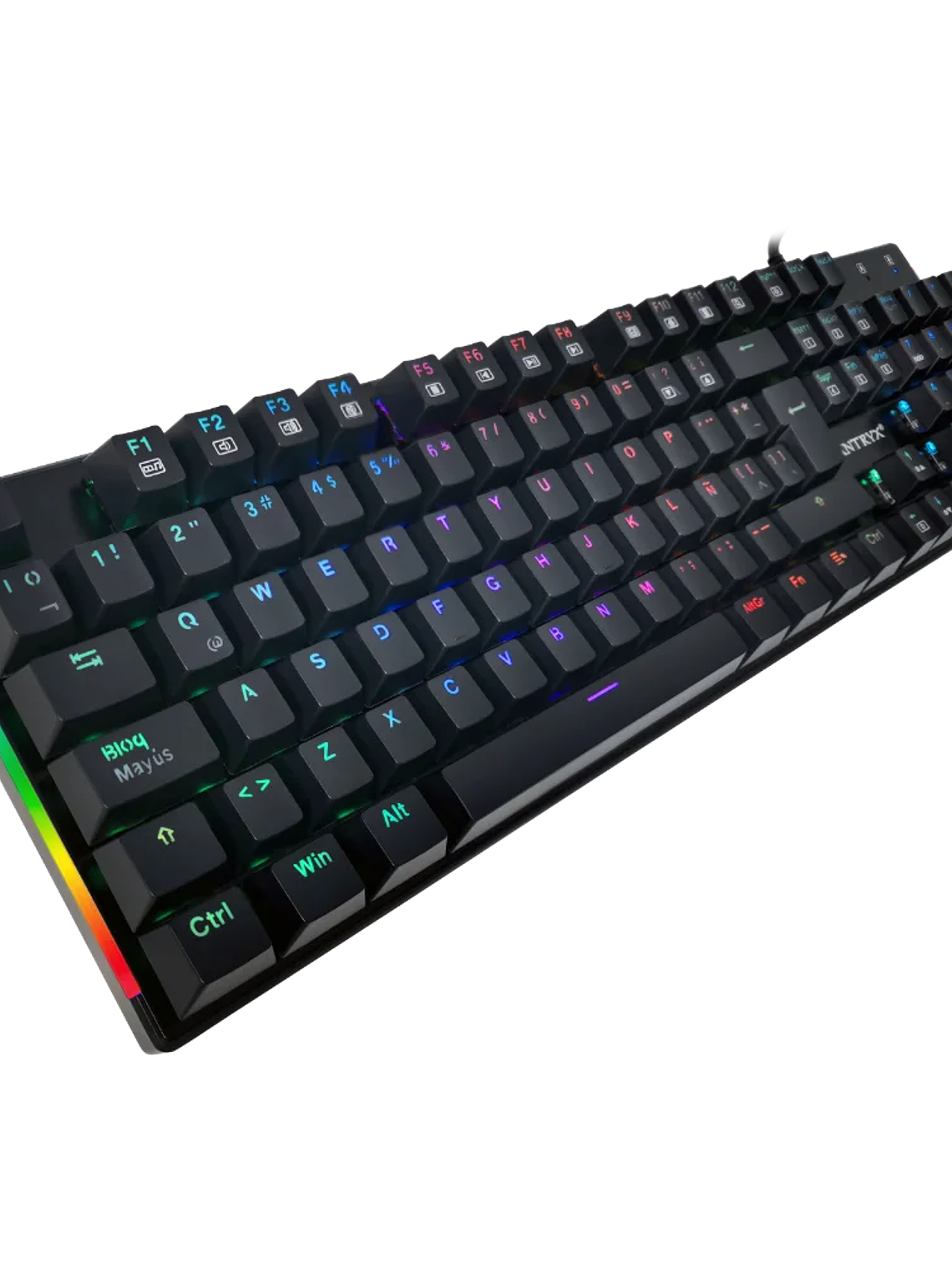 Teclado Mecánico Gamer MK-850 Outemu RGB 105 Teclas Antighosting USB | ANTRYX 3