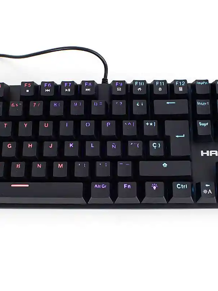 Teclado Gamer Mecánico Halion Castor HA-K911 Blue Switch Rainbow LED USB 105 Teclas 3