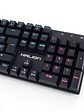 Teclado Gamer Mecánico Halion Castor HA-K911 Blue Switch Rainbow LED USB 105 Teclas - Miniatura 4