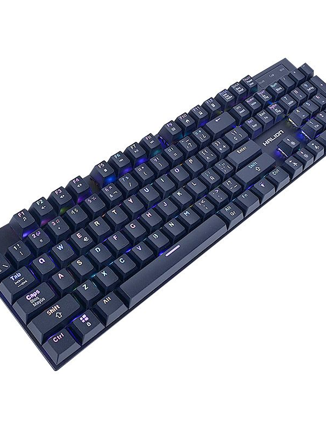 Teclado Gamer Mecánico Halion Enigma HA-KG912 RGB 104 Teclas Anti-Ghosting USB Waterproof 2
