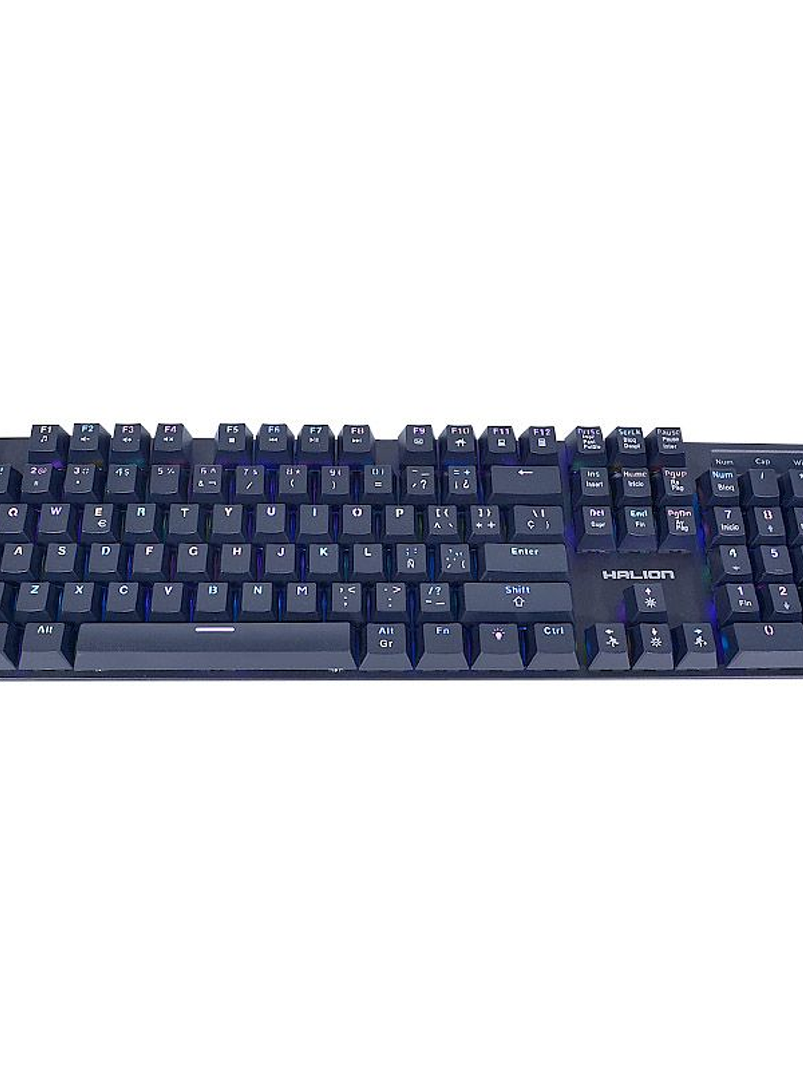 Teclado Gamer Mecánico Halion Enigma HA-KG912 RGB 104 Teclas Anti-Ghosting USB Waterproof 1