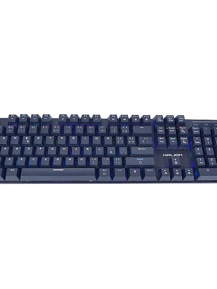 Teclado Gamer Mecánico Halion Enigma HA-KG912 RGB 104 Teclas Anti-Ghosting USB Waterproof 1