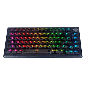 Teclado Gamer Mecánico Halion HA-K751 Gasket 83 Teclas Switch Azul RGB USB-C