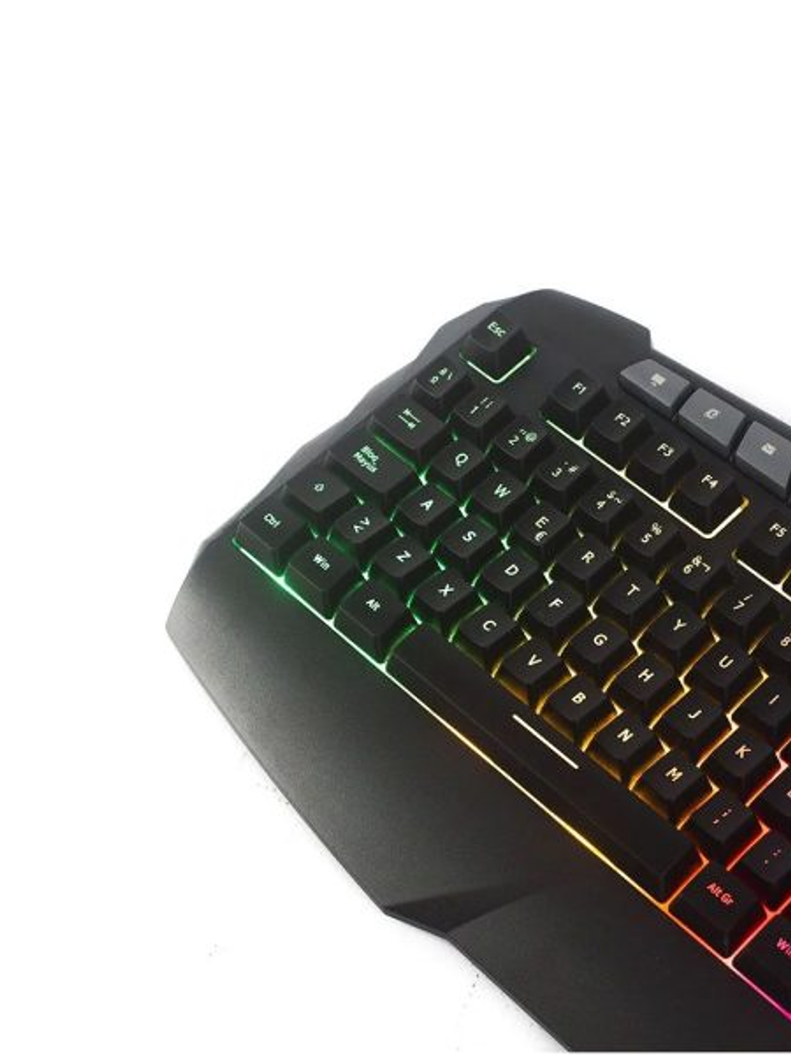 Teclado Gamer Halion Katana HA-K810 Semi-Mecánico RGB Multimedia 105 Teclas USB Waterproof 4