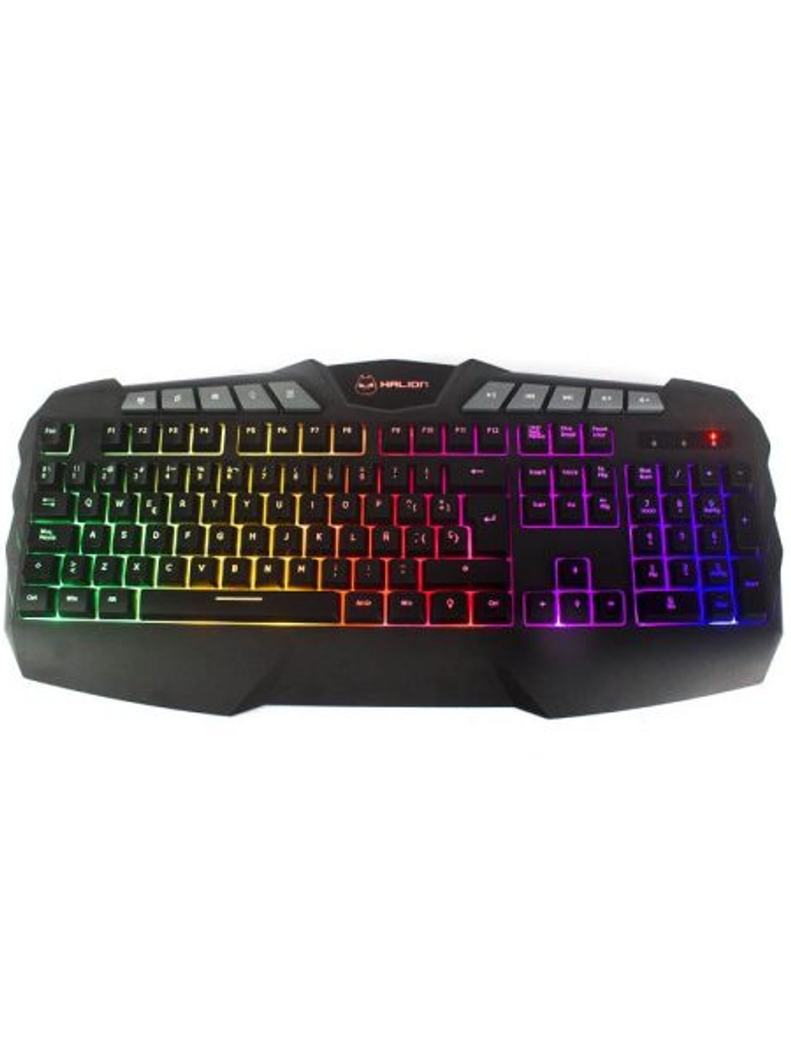 Teclado Gamer Halion Katana HA-K810 Semi-Mecánico RGB Multimedia 105 Teclas USB Waterproof 1