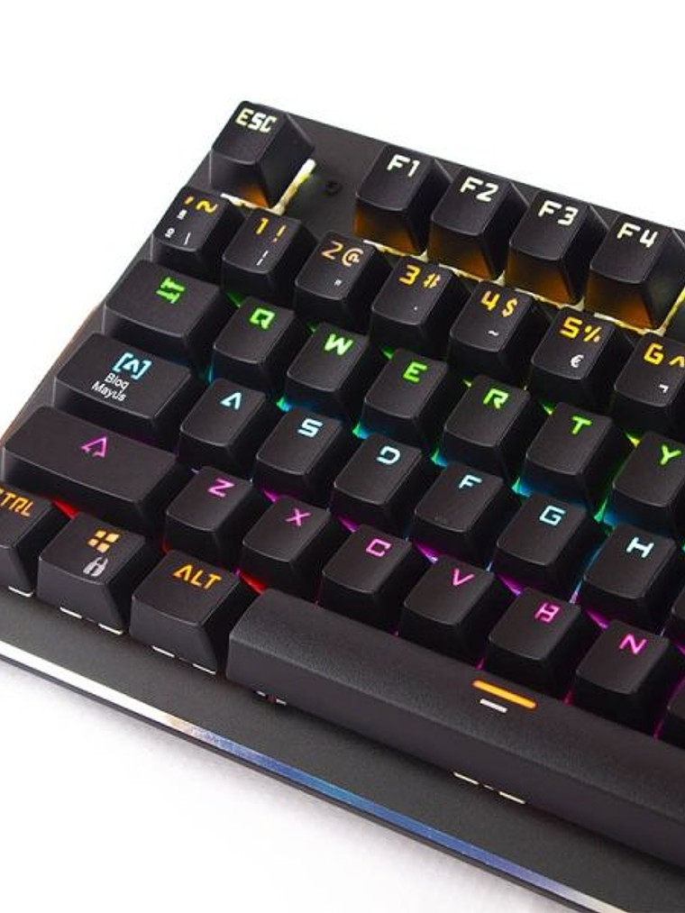 Teclado Gamer Mecánico Halion HA-K935 Apolo II RGB 105 Teclas Outemu Blue USB Anti-Ghosting 2