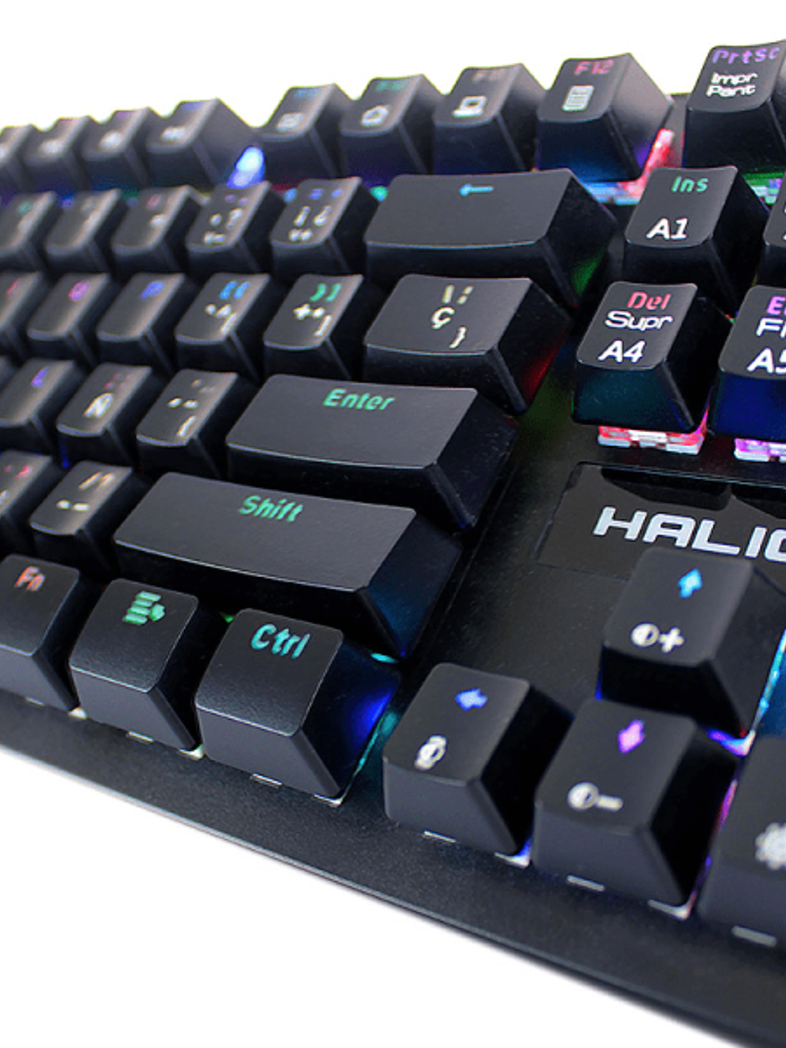 Teclado Mini Mecánico Halion Ícaro HA-KG938 87 Teclas Blue Switch RGB USB Anti-Ghosting 3