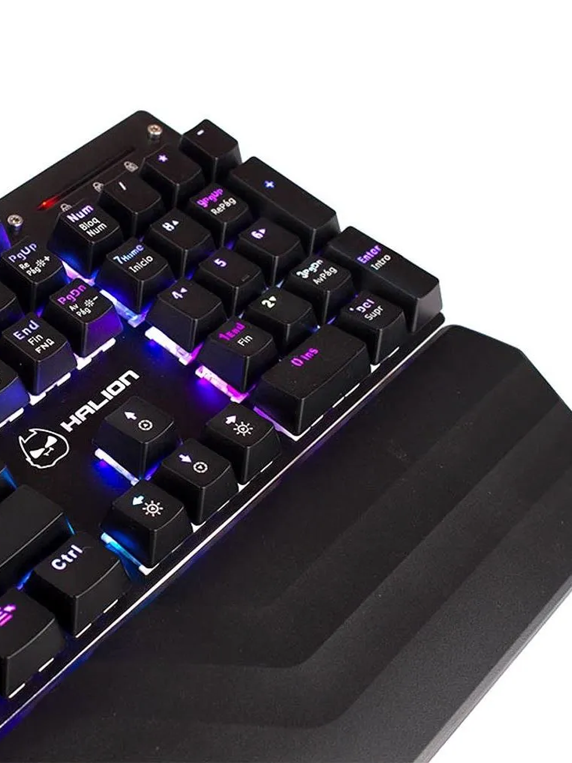 Teclado Gamer Halion Spectre HA-KG927 RGB Mecánico 105 Teclas Switch Blue USB Anti-Ghosting 4