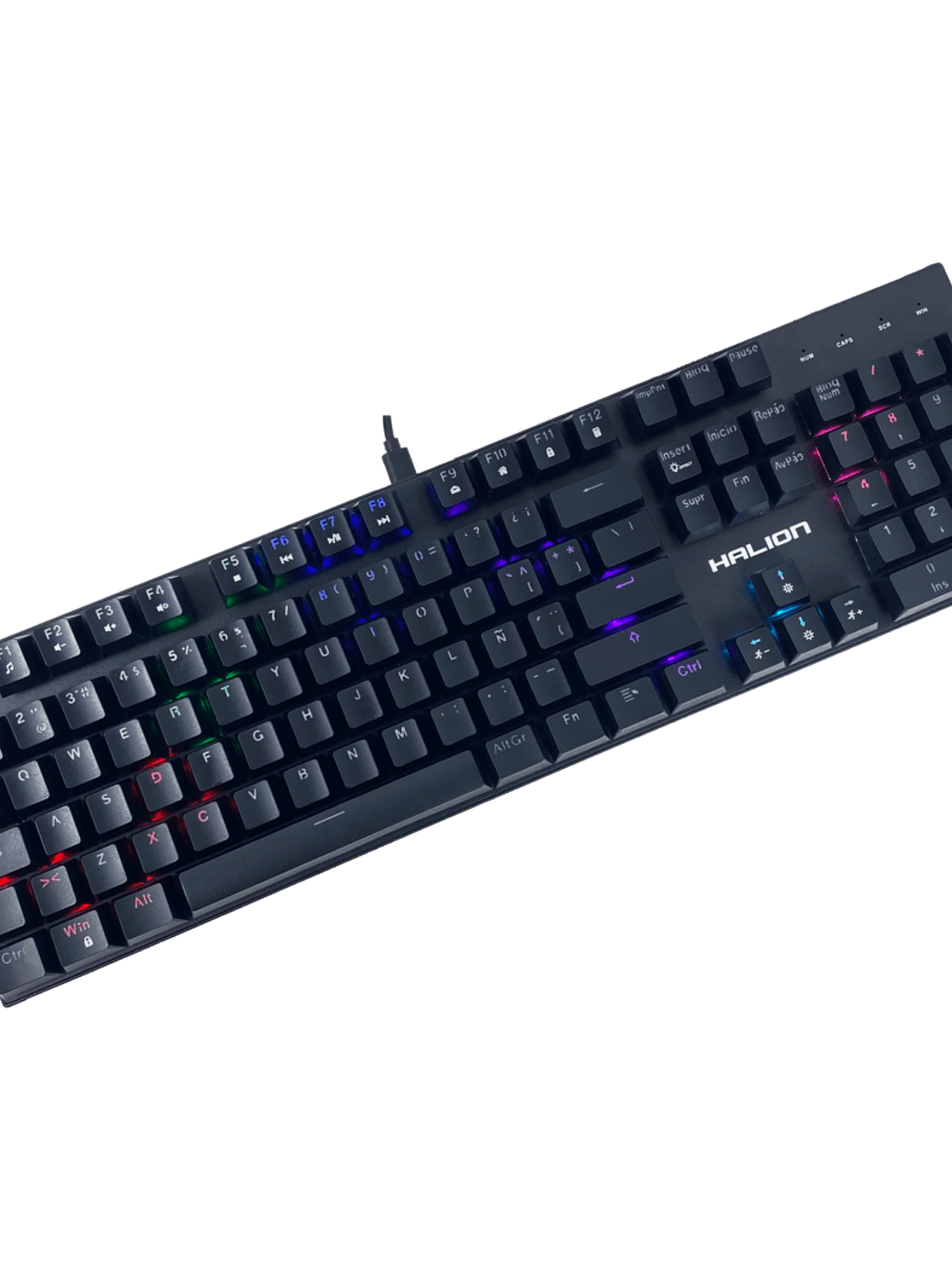 Teclado Mecánico Gamer Halion Stellar HA-KG916 104 Teclas Switch Blue USB RGB Anti-Ghosting 3