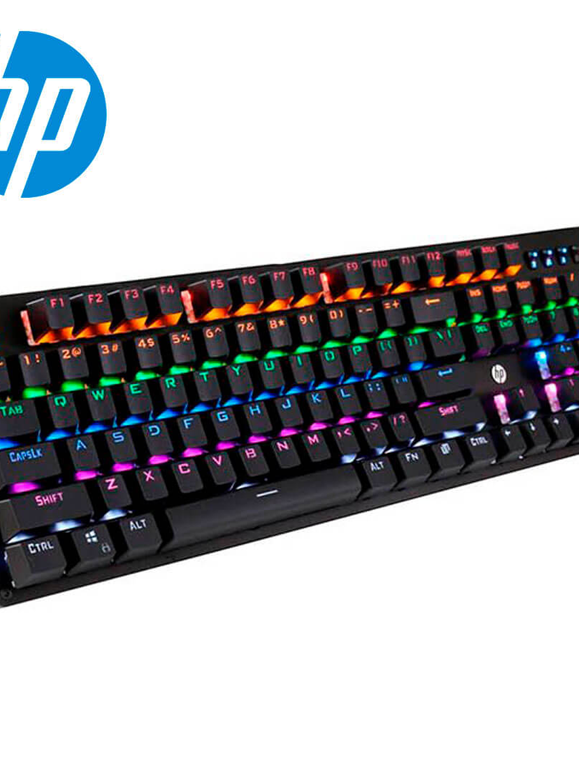 Teclado Mecánico HP Gaming GK100 RGB 105 Teclas USB 50 Millones de Pulsaciones 1