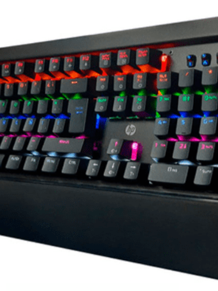 Teclado Mecánico HP Gaming GK500 RGB Negro USB 2.0 Switch Mecánico para Windows 1