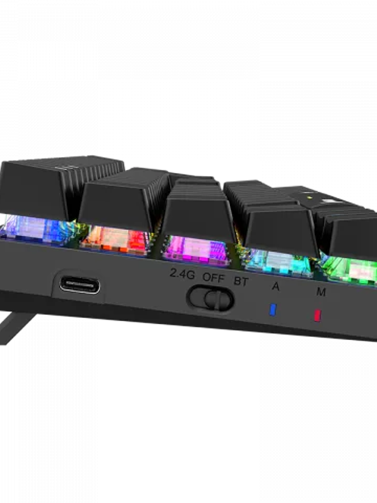 Teclado Mecánico Inalámbrico MK-825 TRIX Black 69% RGB Bluetooth 5.0 2.4G USB Anti-Ghosting | ANTRYX 6