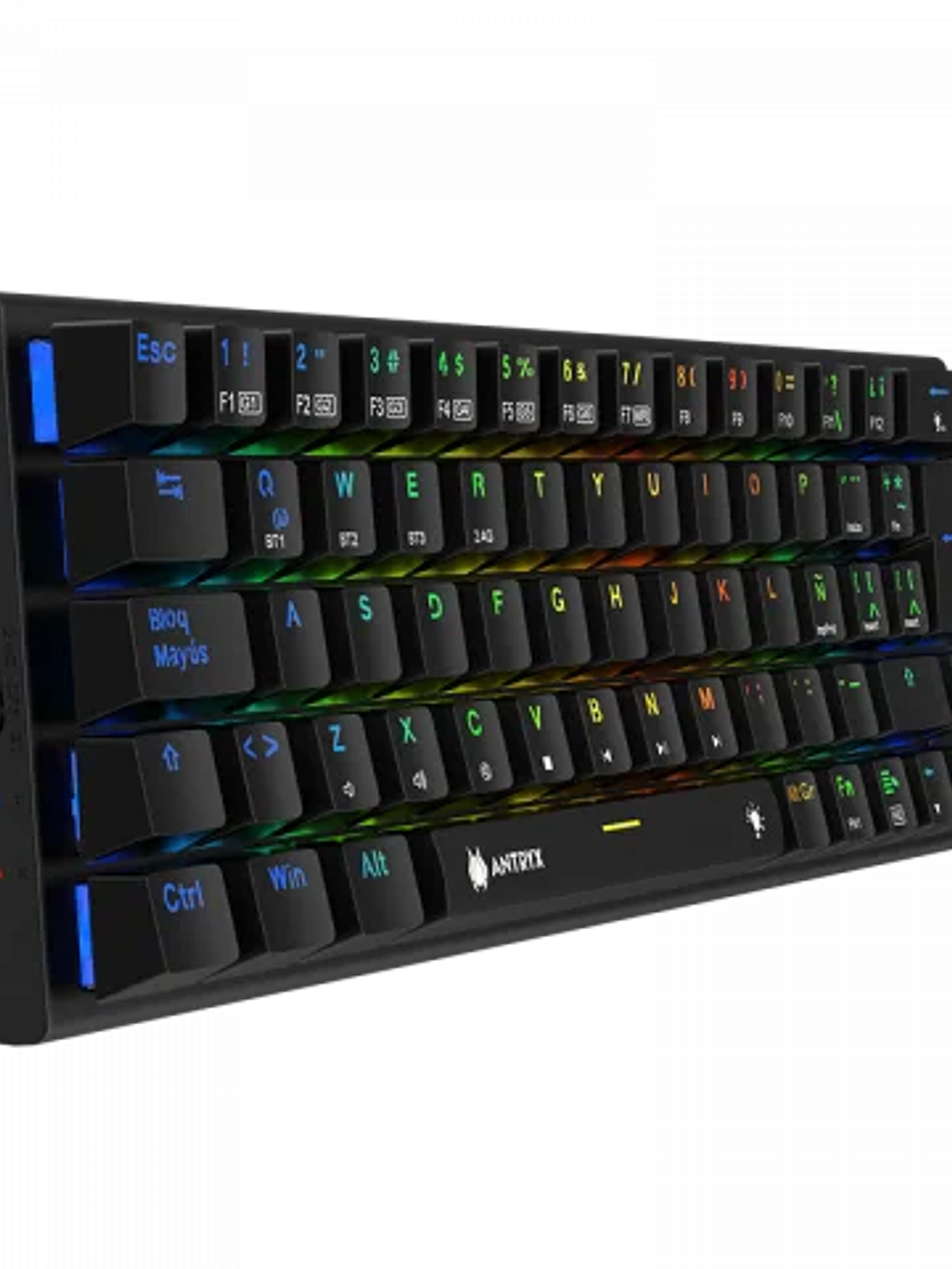 Teclado Mecánico Inalámbrico MK-825 TRIX Black 69% RGB Bluetooth 5.0 2.4G USB Anti-Ghosting | ANTRYX 5