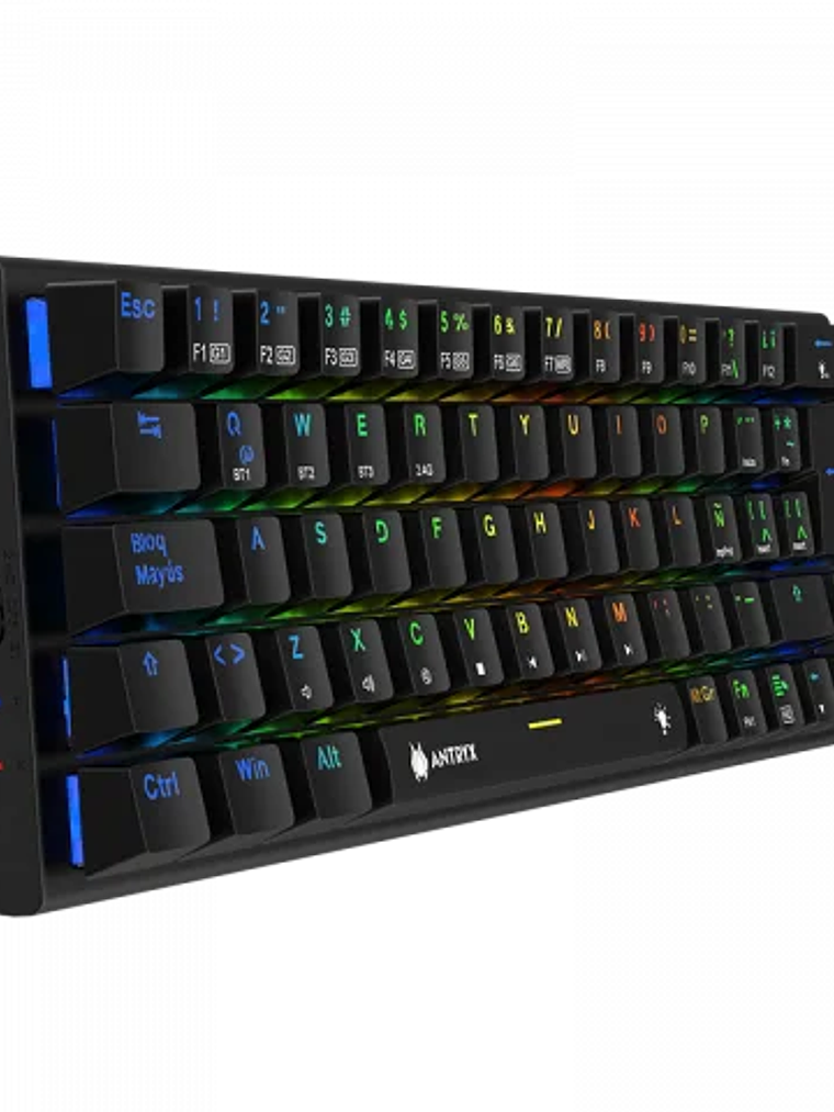 Teclado Mecánico Inalámbrico MK-825 TRIX Black 69% RGB Bluetooth 5.0 2.4G USB Anti-Ghosting | ANTRYX 5