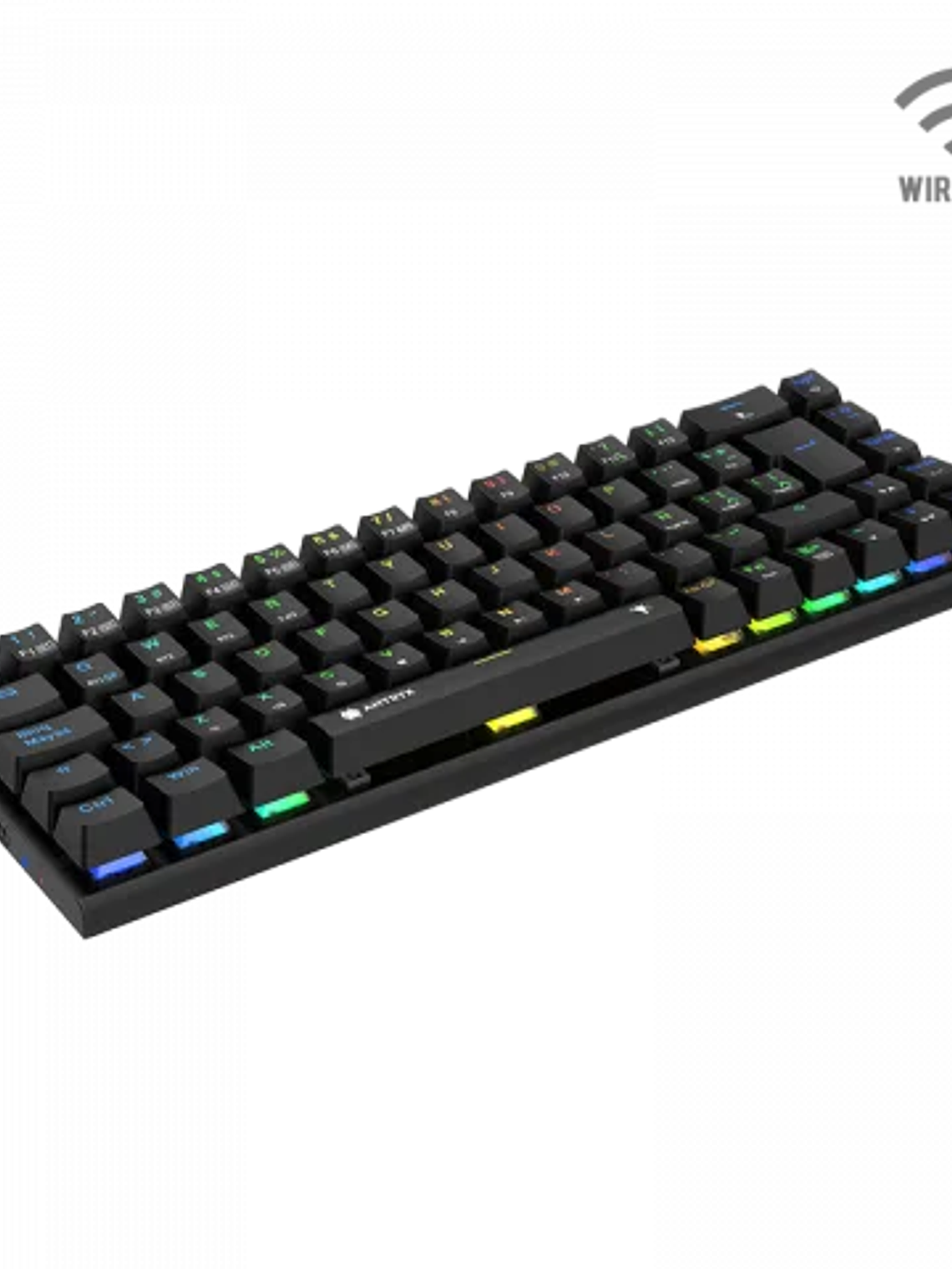 Teclado Mecánico Inalámbrico MK-825 TRIX Black 69% RGB Bluetooth 5.0 2.4G USB Anti-Ghosting | ANTRYX 4