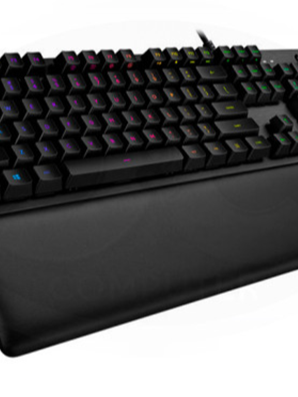 Teclado Mecánico Gamer Logitech G513 Carbon RGB GX Blue Aluminio con Reposamanos USB 1